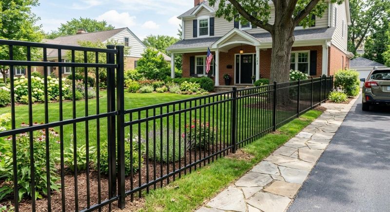 Aluminum Fence Replacement in Alpharetta, GA