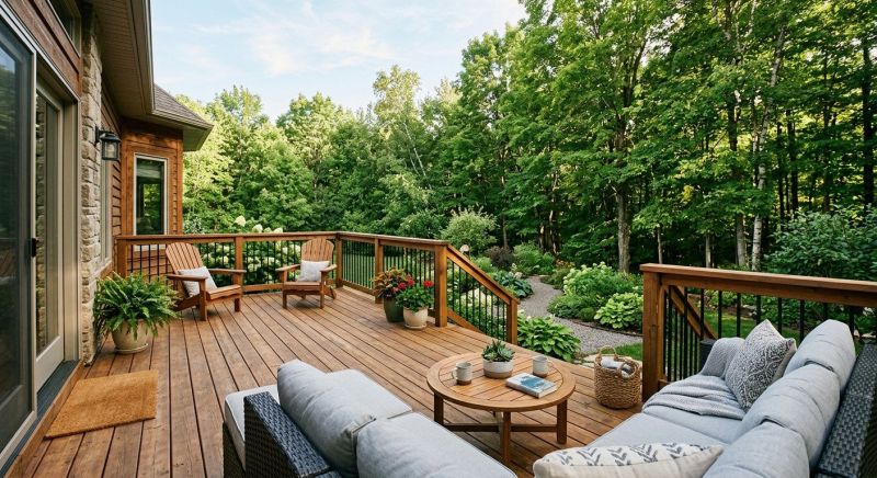 Cedar Deck Installation in West Hartford, CT