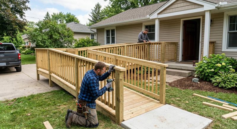 Deck Ramp Construction in Kansas City, KS