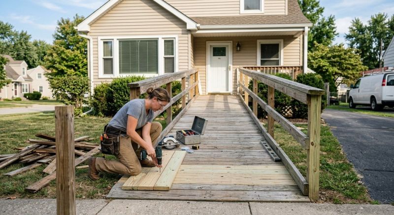 Disability Ramp Installation in Conroe, TX