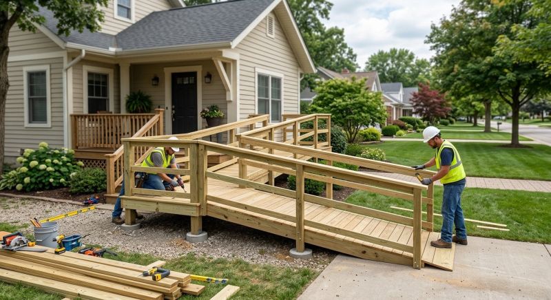 Handicap Ramp Construction in Wilmington, NC
