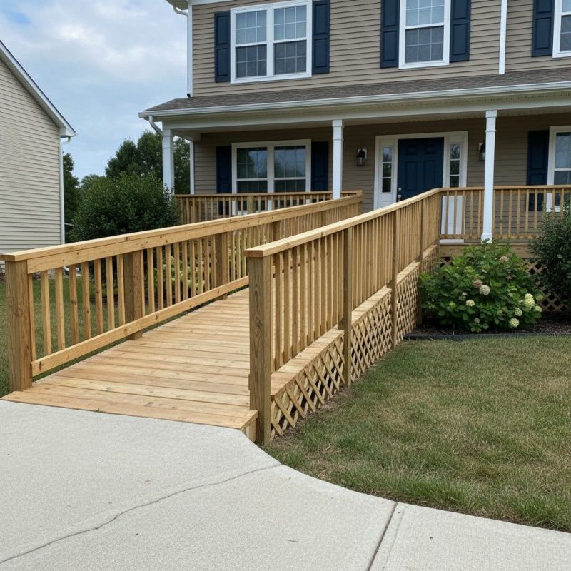 Handicap Ramp Replacement in Conroe, TX