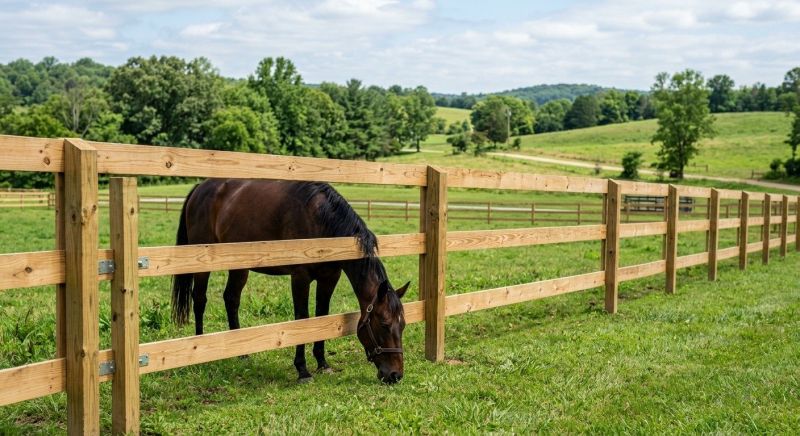 Horse Fence Replacement in Pearland, TX