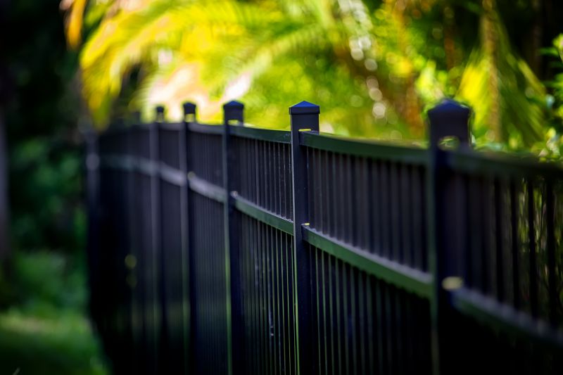 Contemporary Aluminum Fence