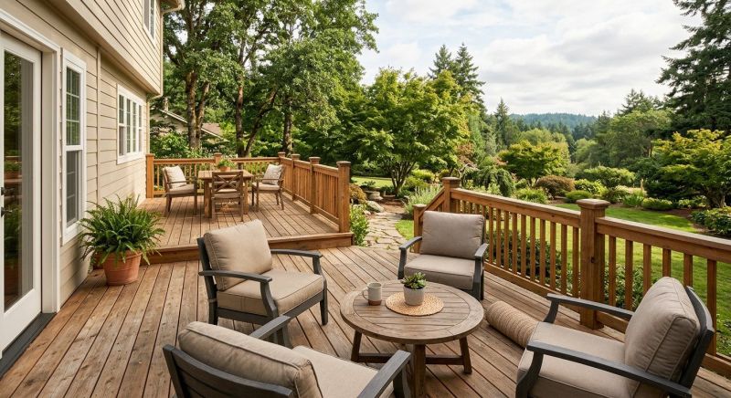 Wooden Veranda Construction in Redmond, WA